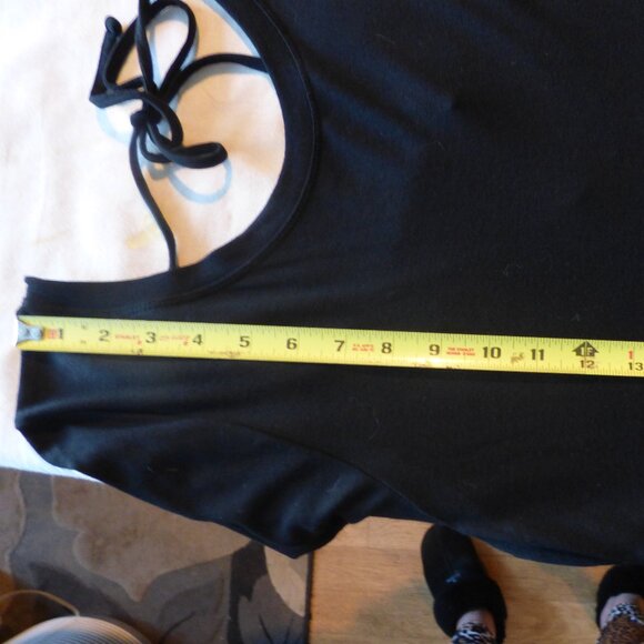 TORRID GOTH WICCA VAMP SUPER SOFT BLACK LACE BELL SLEEVE BABYDOLL TEE 2 2X 18 20 - Picture 14 of 15